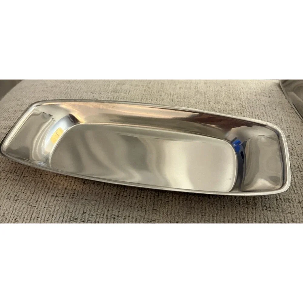 Vintage Cordova Stainless Steel 1969 Butter Dish Solid 18-8 Stainless Steel